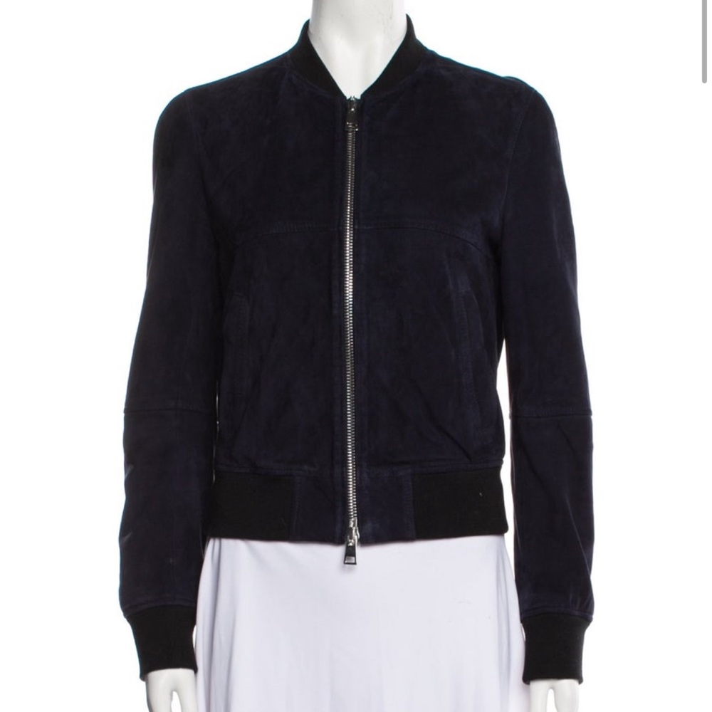 Theory lambskin bomber jacket